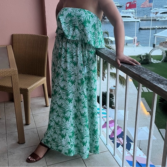 Japna Dresses & Skirts - Japna green floral dress